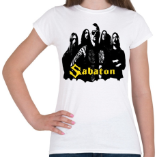 PRINTFASHION sabaton - Női póló - Fehér