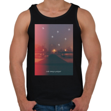 PRINTFASHION Sadsongs - Férfi atléta - Fekete atléta, trikó