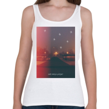 PRINTFASHION Sadsongs - Női atléta - Fehér női trikó