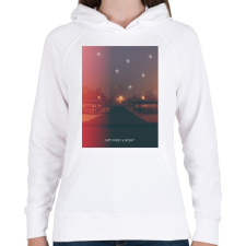 PRINTFASHION Sadsongs - Női kapucnis pulóver - Fehér női pulóver, kardigán