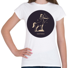 PRINTFASHION Sagittarius - Nyilas - Női póló - Fehér női póló