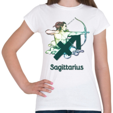PRINTFASHION Sagittarius színes - Női póló - Fehér női póló
