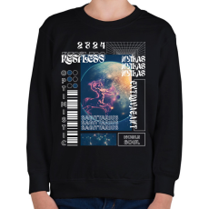 PRINTFASHION Sagittaurus - Streetwear style - Gyerek pulóver - Fekete