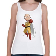 PRINTFASHION Saitama One  Punch Man - Női atléta - Fehér női trikó