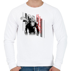 PRINTFASHION Saitama | Revenge GYM  - Férfi pulóver - Fehér