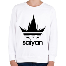 PRINTFASHION Saiyan 2 - Gyerek pulóver - Fehér gyerek pulóver, kardigán