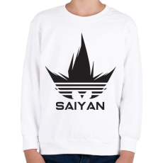 PRINTFASHION Saiyan - Gyerek pulóver - Fehér