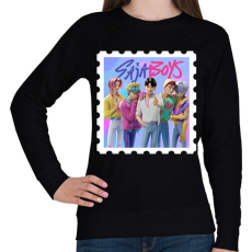 PRINTFASHION Saja Boys - Női pulóver - Fekete