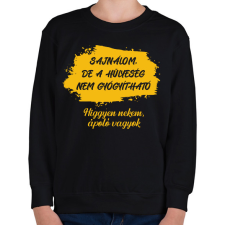 PRINTFASHION Sajnálom - Ápoló - Gyerek pulóver - Fekete gyerek pulóver, kardigán