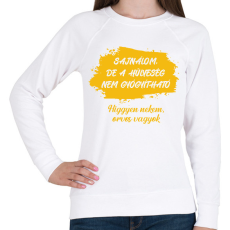 PRINTFASHION Sajnálom - Orvos - Női pulóver - Fehér