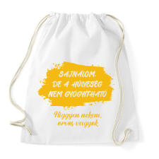 PRINTFASHION Sajnálom - Orvos - Sportzsák, Tornazsák - Fehér tornazsák