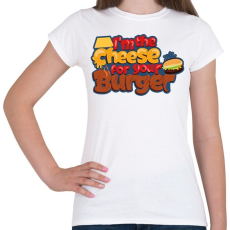 PRINTFASHION Sajt a burgeredhez - Női póló - Fehér