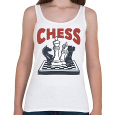 PRINTFASHION Sakk - Chess - Női atléta - Fehér