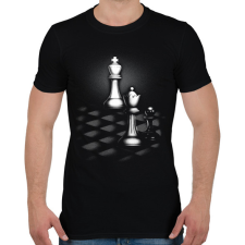 PRINTFASHION Sakk - Férfi póló - Fekete férfi póló