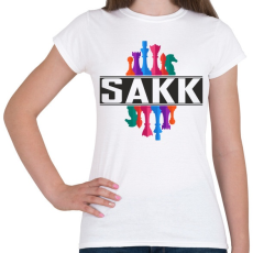 PRINTFASHION SAKK - Női póló - Fehér