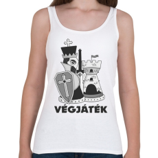 PRINTFASHION Sakk végjáték 2  - Női atléta - Fehér