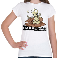 PRINTFASHION Sakk Zombie - Női póló - Fehér női póló