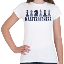 PRINTFASHION Sakkmester - Női póló - Fehér női póló