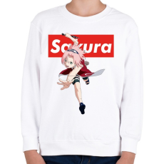 PRINTFASHION Sakura Haruno - Gyerek pulóver - Fehér