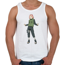PRINTFASHION Sakura Shinobi Edition - Férfi atléta - Fehér atléta, trikó