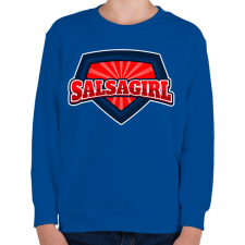 PRINTFASHION SALSAGIRL - Gyerek pulóver - Királykék gyerek pulóver, kardigán