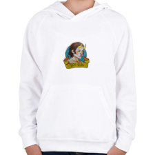 PRINTFASHION Sam - Gyerek kapucnis pulóver - Fehér gyerek pulóver, kardigán