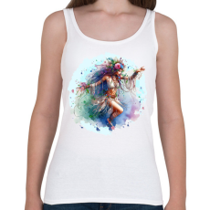 PRINTFASHION Sámánlány - Női atléta - Fehér