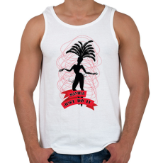 PRINTFASHION Samba  - Férfi atléta - Fehér
