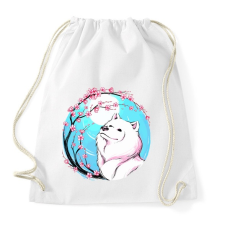 PRINTFASHION Samoyed, szamojéd - Sportzsák, Tornazsák - Fehér tornazsák