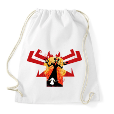 PRINTFASHION samurai jack - Sportzsák, Tornazsák - Fehér tornazsák