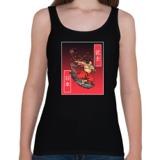 PRINTFASHION samurai - Női atléta - Fekete