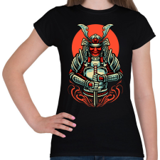 PRINTFASHION samurai - Női póló - Fekete női póló