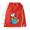 PRINTFASHION Santa - Sportzsák, Tornazsák - Piros