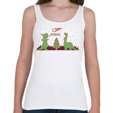 PRINTFASHION Santaaa! - Női atléta - Fehér női trikó