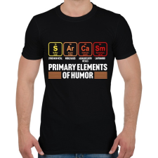 PRINTFASHION Sarcasm - Férfi póló - Fekete férfi póló