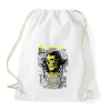 PRINTFASHION sárga koponya - Sportzsák, Tornazsák - Fehér