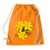 PRINTFASHION sárga lilom - Sportzsák, Tornazsák - Narancssárga