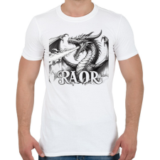 PRINTFASHION Sárkány - Férfi póló - Fehér férfi póló