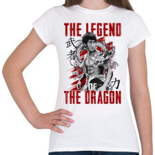 PRINTFASHION Sárkány legendája - Női póló - Fehér női póló