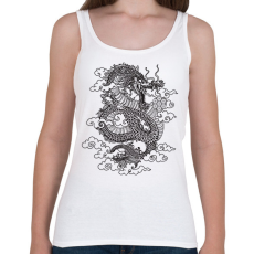 PRINTFASHION Sárkány  - Női atléta - Fehér