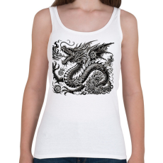 PRINTFASHION Sárkány - Női atléta - Fehér