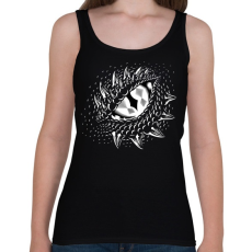 PRINTFASHION Sárkány szem - Női atléta - Fekete