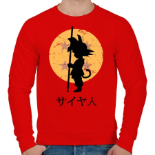 PRINTFASHION Sárkánygömb keresés - Férfi pulóver - Piros férfi pulóver, kardigán