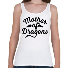PRINTFASHION Sárkányok anyja - Női atléta - Fehér női trikó
