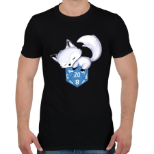 PRINTFASHION Sarki róka D20 - Férfi póló - Fekete férfi póló