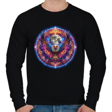 PRINTFASHION sas2 - Férfi pulóver - Fekete férfi pulóver, kardigán