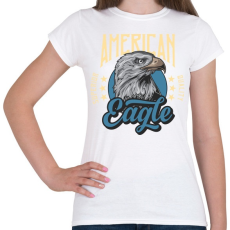 PRINTFASHION Sas 01 - American Eagle - Női póló - Fehér