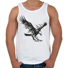 PRINTFASHION Sas - Férfi atléta - Fehér atléta, trikó