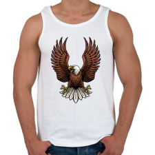 PRINTFASHION Sas - Férfi atléta - Fehér atléta, trikó