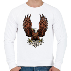 PRINTFASHION Sas - Férfi pulóver - Fehér